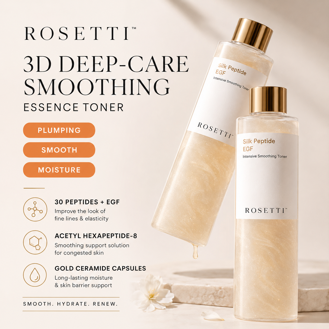 Rosetti Silk Peptide EGF Tox Toner